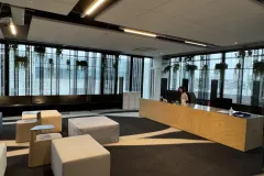 Azienda informatica (CR) - Pareti divisorie, arredi direzionali, operativi, sale ristoro, lockers, outdoor.
